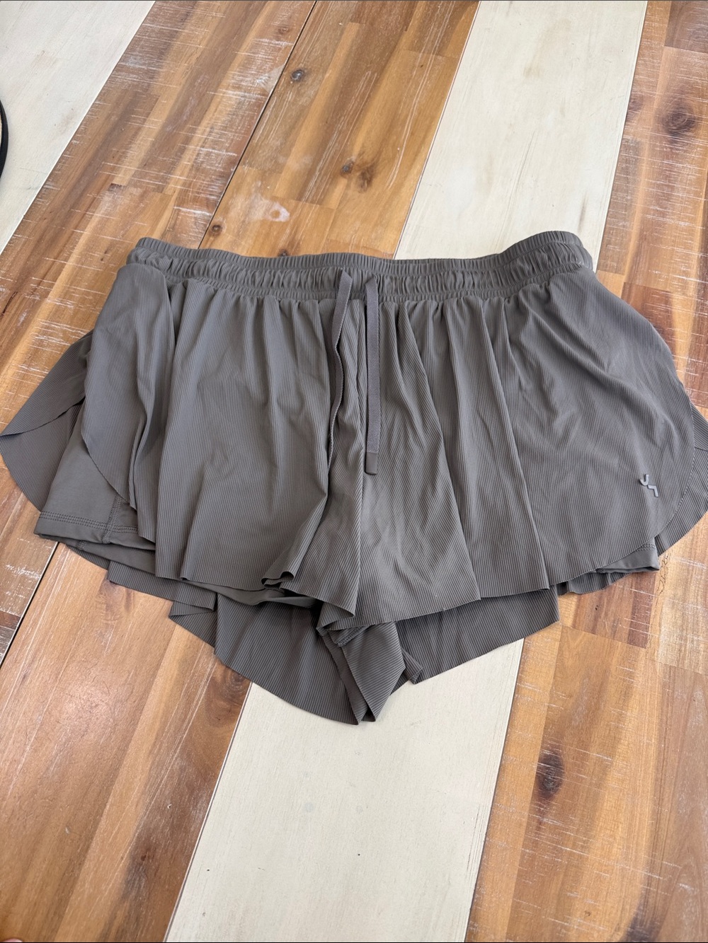 JoyLab Olive-Green Athletic Skort Shorts with Drawstring